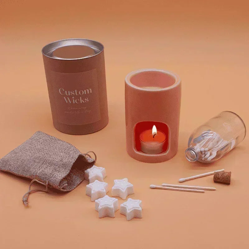 Custom wicks wax melt for personalised candle