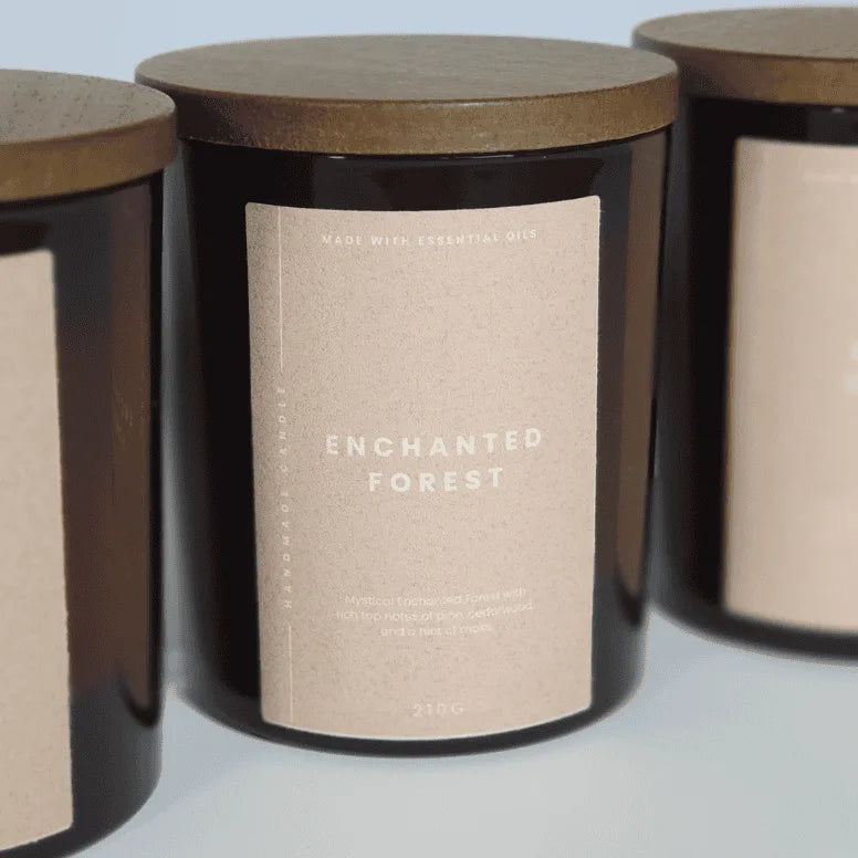Enchanted Forest scented soy candle