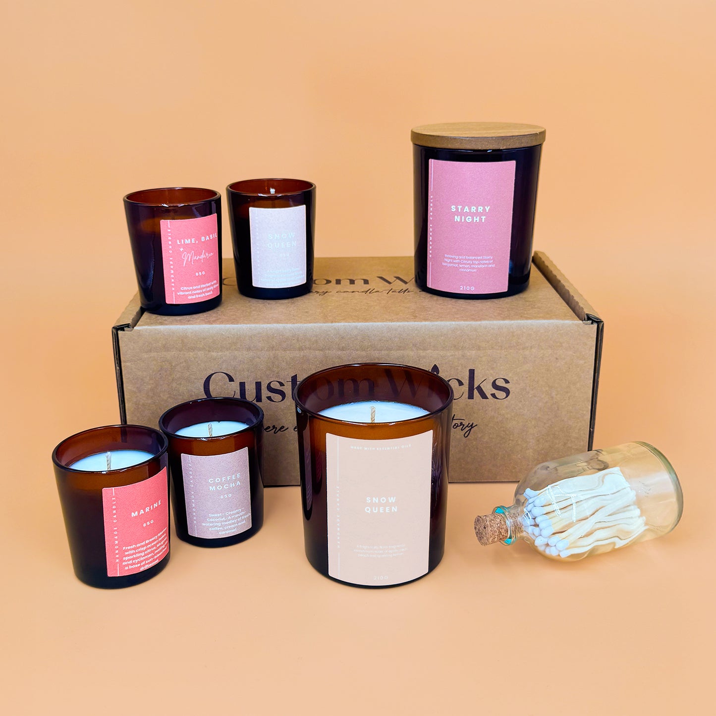 Snow Queen Scented Candle Box Set by Custom Wicks™