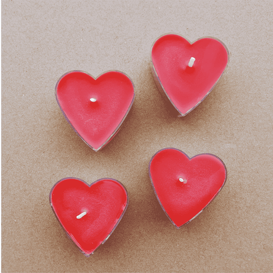Luxury Heart Tea Lights
