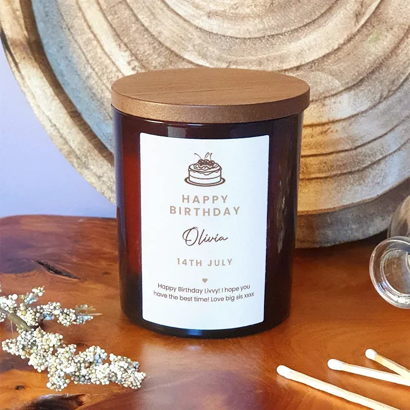Personalised Birthday Candle