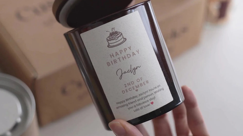 Choose your candle and scent