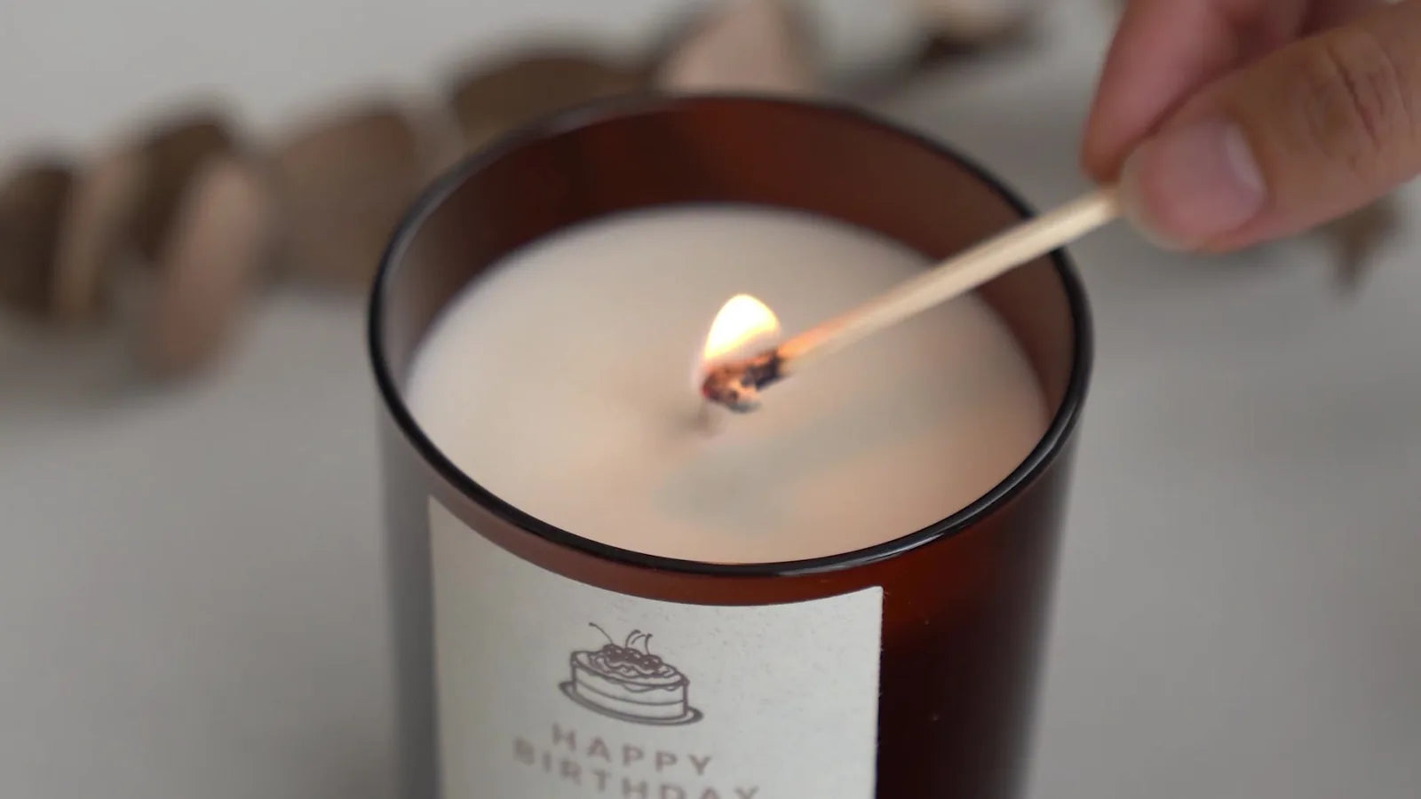 Custom Wicks personalised candle on Instagram